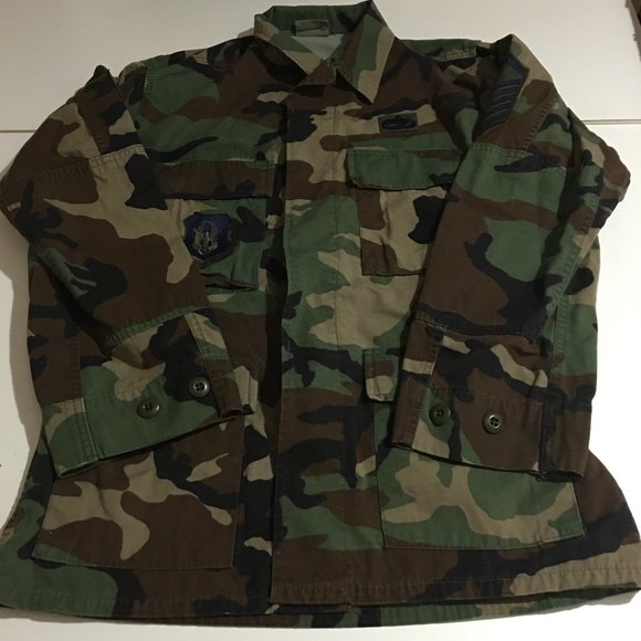 US Military Other - US Military Coat Hot Weather Woodland Camouflage Pattern Combat Small Short